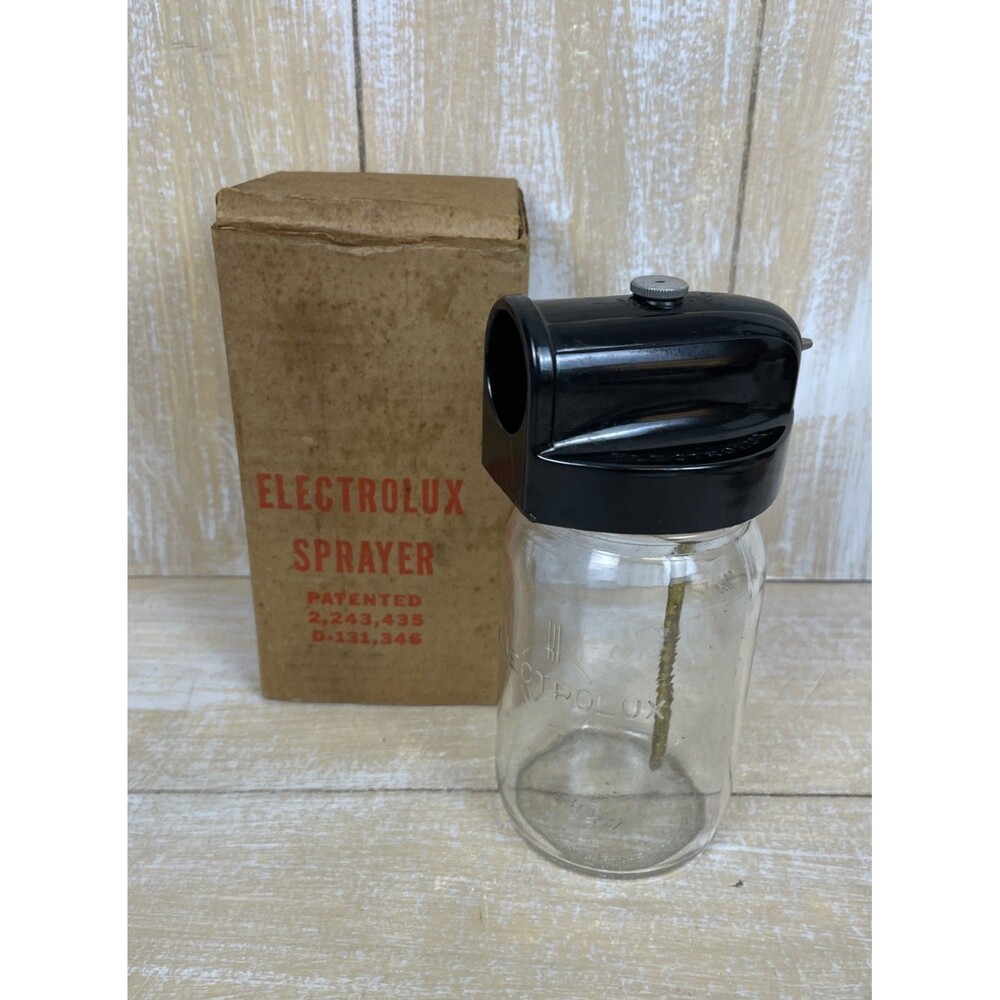 Electrolux Vacuum Sprayer Glass Jar Bottle